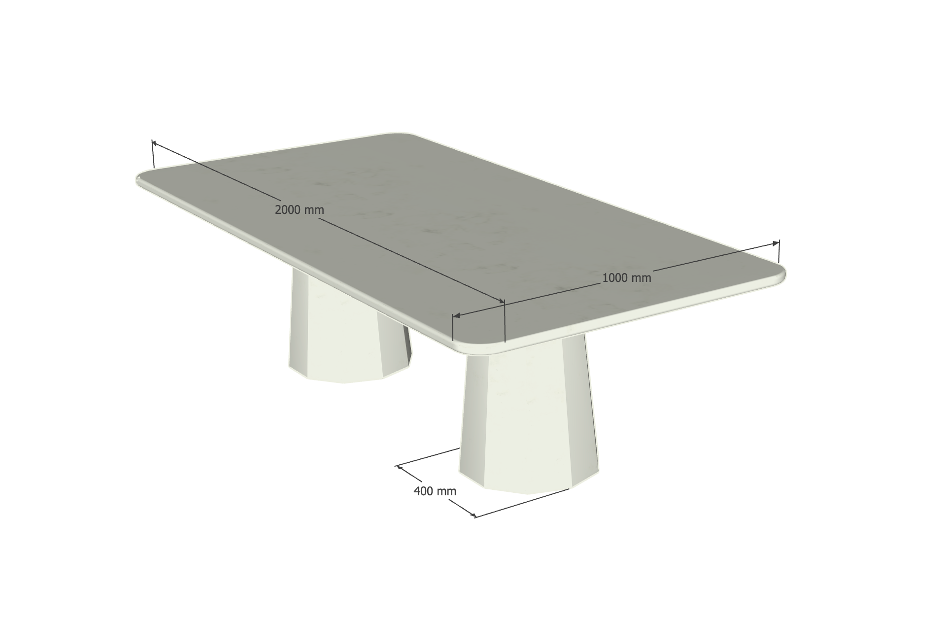 Table Éclat 101 - 200 cm