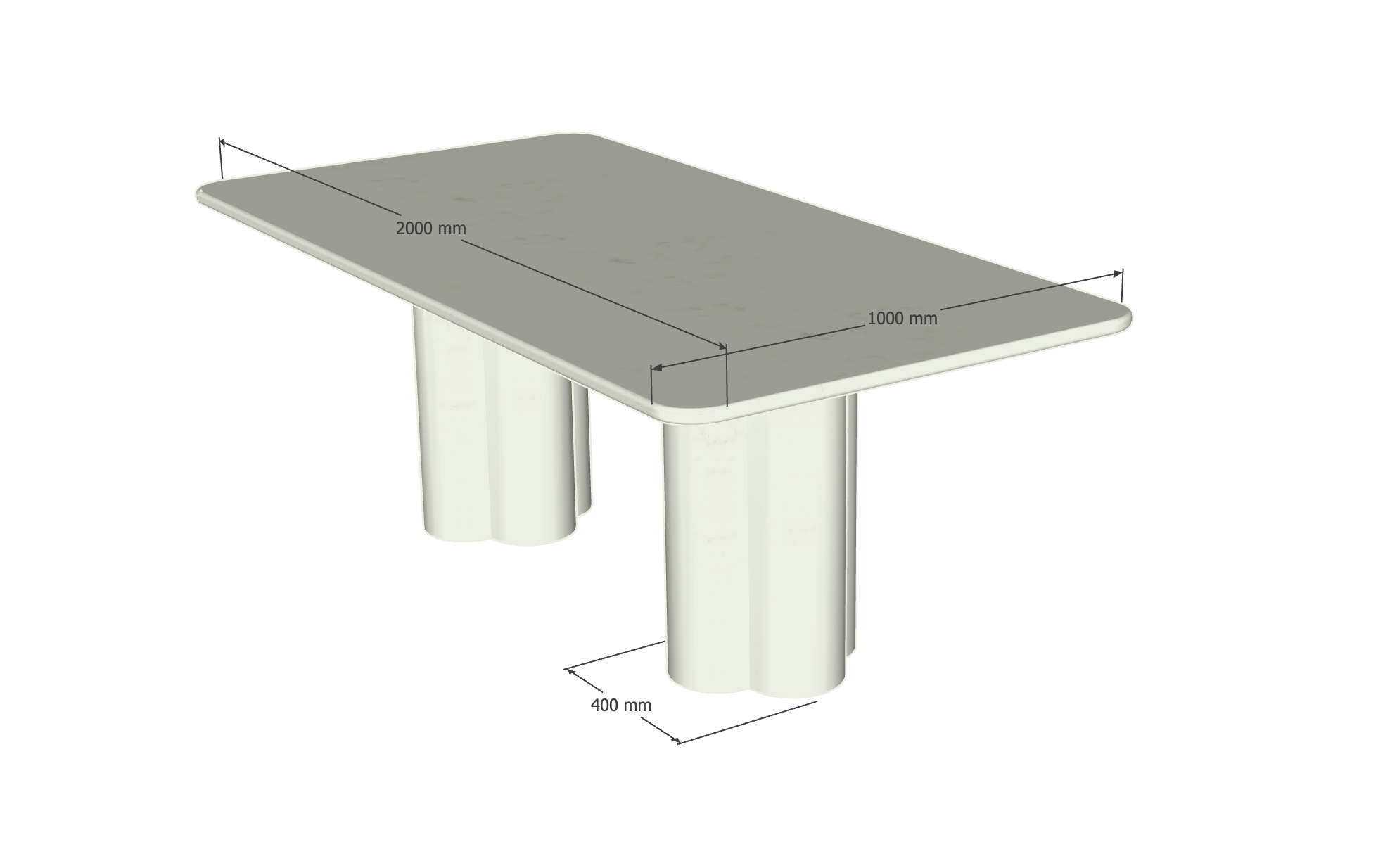 Table Flora 101 - 200 cm