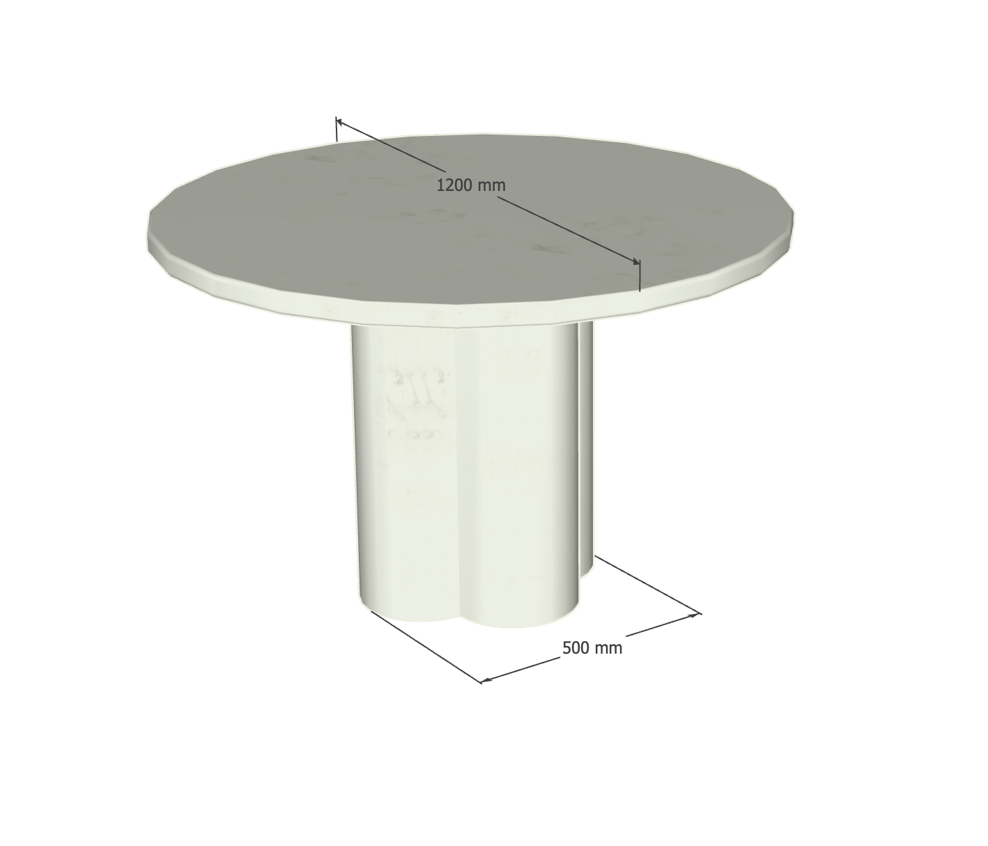 Table Flora 102 - Ø 120 cm